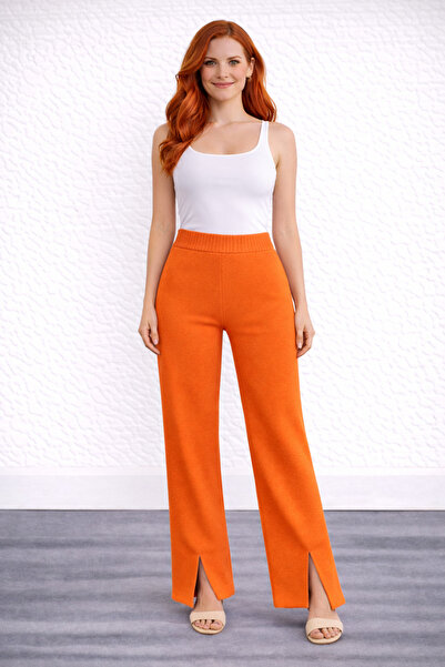 Neden Tekstil Women's Slit-Cut Comfortable Fit Pants