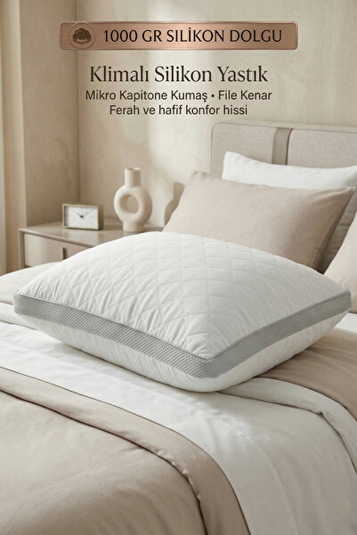 Morlay Силіконова подушка з кондиціонером 1000 грамів, мікростьобана тканина,...