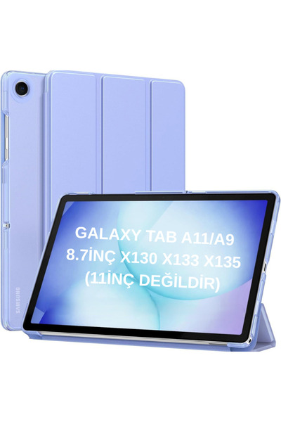 UnDePlus Samsung Galaxy Tab A11 8.7inç Kılıf PU Deri Smart Standlı Case Uyku ...