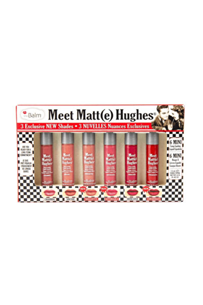 the balm theBalm Meet Matte(e)Hughes Set of 6 Mini Lipsticks-vol14