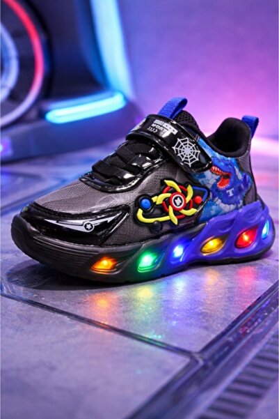 Superbaby Adidasi cu luminite Dino Super Style 2