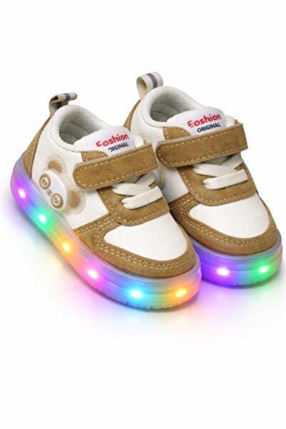 Superbaby Boys' light-up sneakers Panda Bear