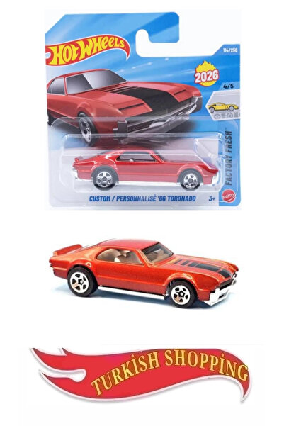 HOT WHEELS 2026 Case 1:64 Ölçek Custom Petsonalise 66 Toronado