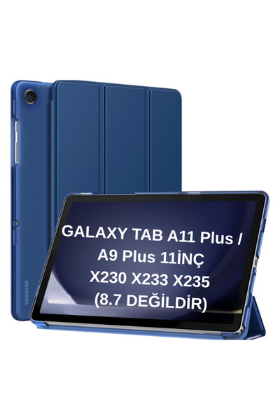 UnDePlus Samsung Galaxy Tab A11 Plus 11inç X230 Kılıf PU Deri Smart Standlı C...