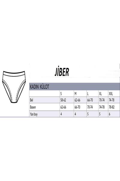 Jiber Kadın Modal Likralı Külot 646 - 6 Adet