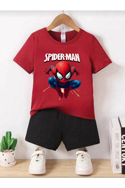 DOCE ELEGANTE Spider Man Printed Summer Children's Set