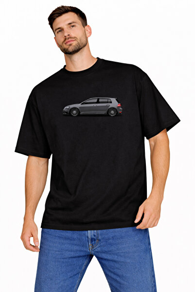 CAMBLYS Unisex Men's Car Front Anti Social Back Printed Oversize Thick Fabric...