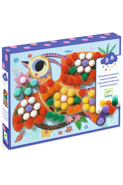 djeco Δημιουργικό Παιχνίδι Πουλιών με Χάντρες