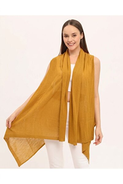 Neden Tekstil Slim Short Knitwear Poncho Vest – Chiffon Look, Lightweight and...