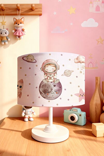 EVPANYA Sweet Astronaut's Dream Patterned Children's Room Lampshade