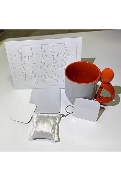 Ayab Seramoni Baskı Kişiye Özel Baskılı Porselen Kaşıklı Kupa Bardak Set-2 Ma...