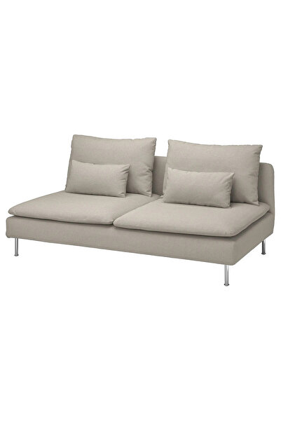 IKEA Bej Şık Kanepe - 3'lü kanepe