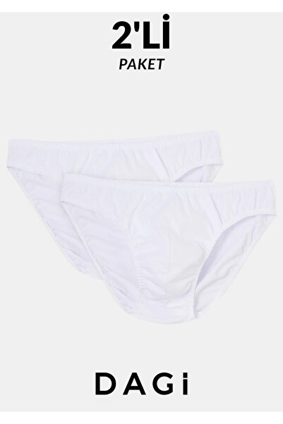 Dagi Ανδρικά εσώρουχα 100% βαμβακερά 2-pack - Σετ άνετης εφαρμογής και χτενισ...