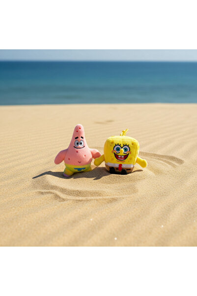 victiny SET of 2 sponge bob key chains - square pants plus 12 cm