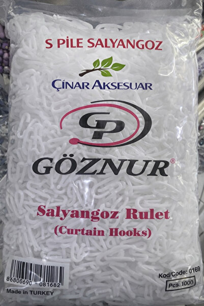 Çınar Aksesuar S Pile Düğmesi Salyangoz 1000Li