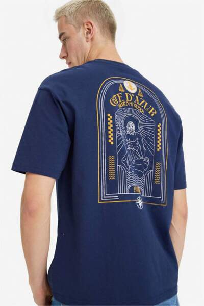 LC Waikiki 100% Cotton Boxy Fit Printed T-Shirt