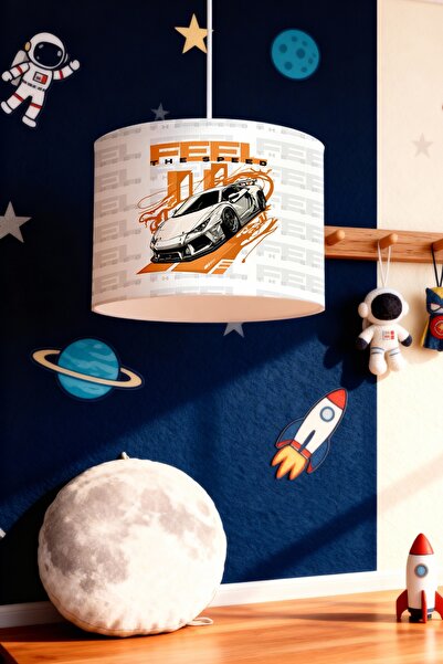 EVPANYA Sharp Bend Patterned Children's Room Lampshade