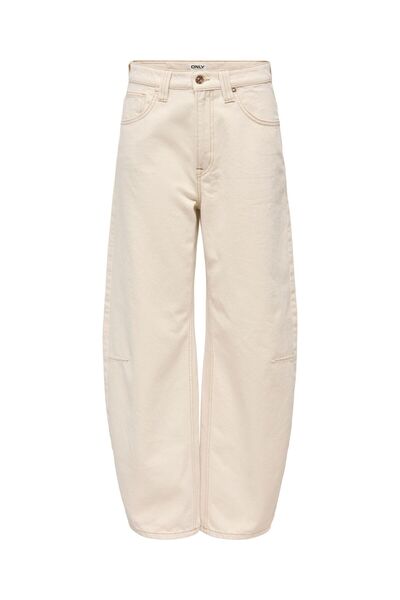 ONLY Petite Jeans mit weitem Bein ONLFRANKIE Hohe Taille Barrel Fit Verkürzt ...