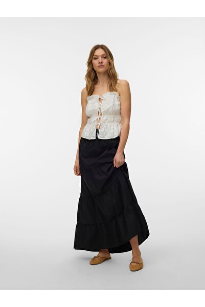 Vero Moda A-Linien Rock VMLOTUS Hohe Taille Langer Rock
