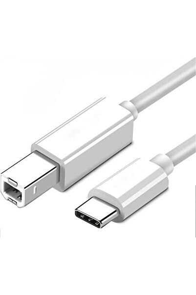 nelerbulurum 1.5 Metre TypeC To Usb Printer Kablo Macbook Hp Canon Samsung Ya...
