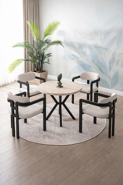 nakbird Terra Mutfak Masası Sandalye Takımı 2 ve 4 Kişilik