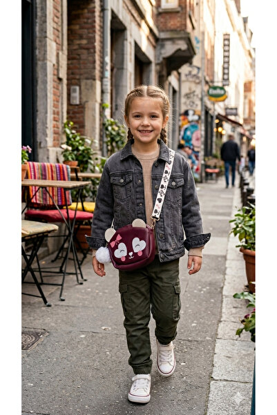 RMY MODA Cute Animal Figured Crossbody Bag with Pompom Detail and Heart Eyes ...