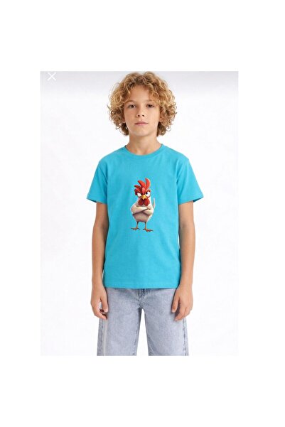 playwear Μπλουζάκι Unisex για παιδιά με στάμπα Ugly Rooster, 100% βαμβάκι, με...