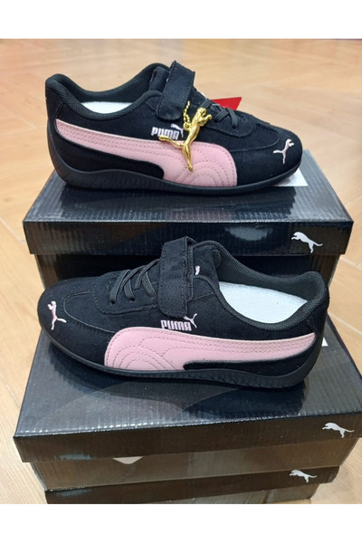 Puma Women's Speedcat Sneakers Black and Pink