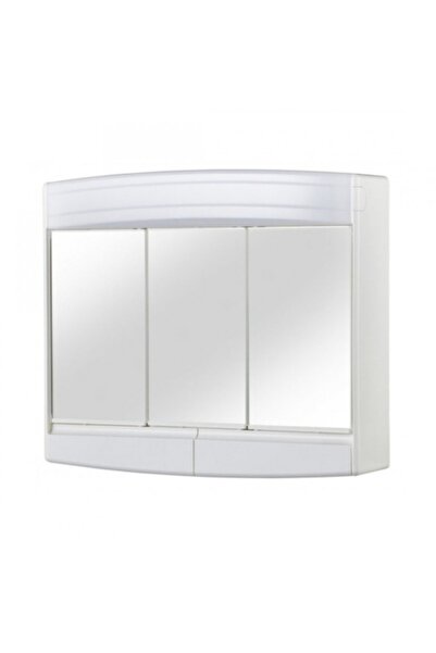 Escalate Dulap din plastic cu uși glisante, sertare, oglinzi și lumini integrate