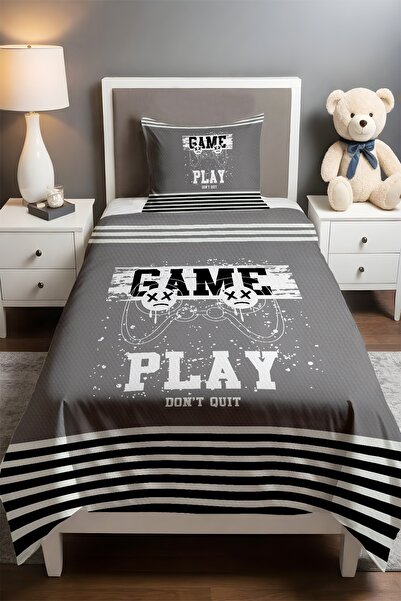 EVPANYA Don'T Give up Patterned Single Baby Child Pique Set