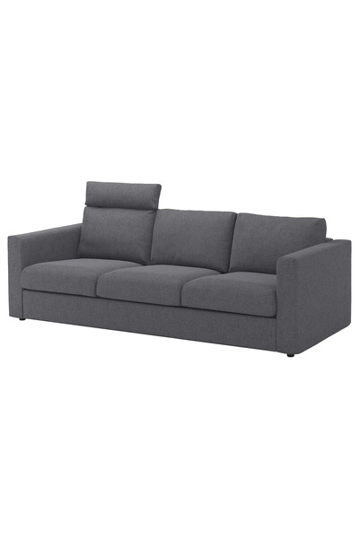 IKEA Gri Ferah Kanepe - 3'lü kanepe
