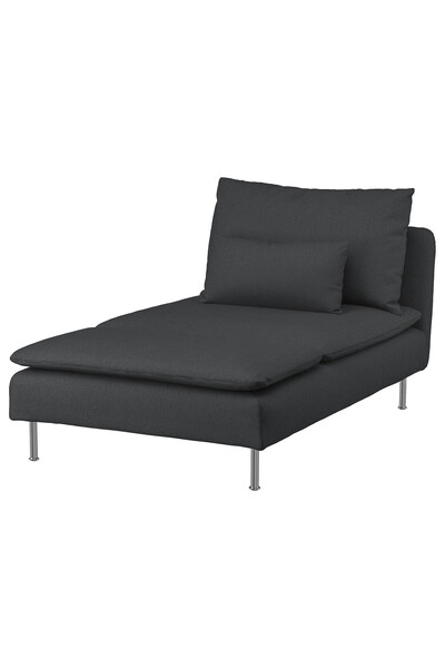 IKEA Gri Modern Kanepe - uzanma koltuğu