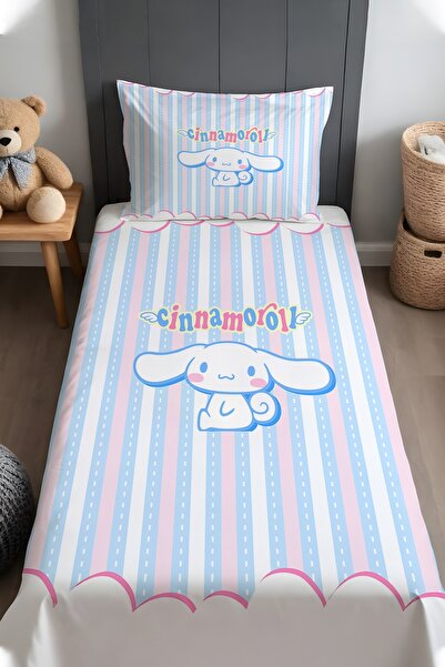 EVPANYA Cinnamoroll Patterned Bedspread and Pillowcase