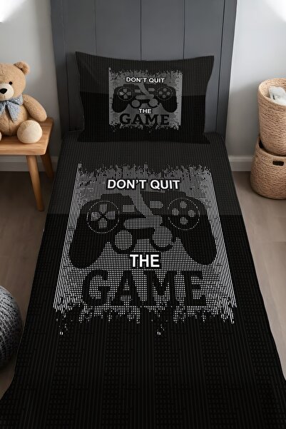 EVPANYA Game Dropout Patterned Bedspread and Pillowcase