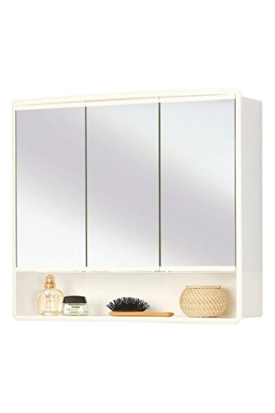 Escalate Dulap de perete din plastic cu oglindă, Escalate, Alb