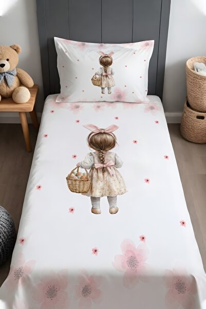 EVPANYA Cheerful Spring Harvest Patterned Bedspread and Pillowcase