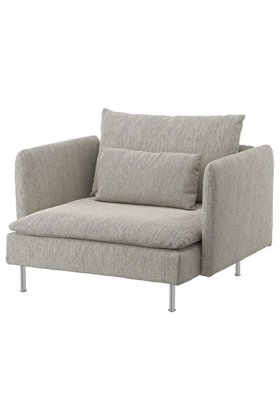 IKEA Bej Lüks Kanepe - tekli koltuk