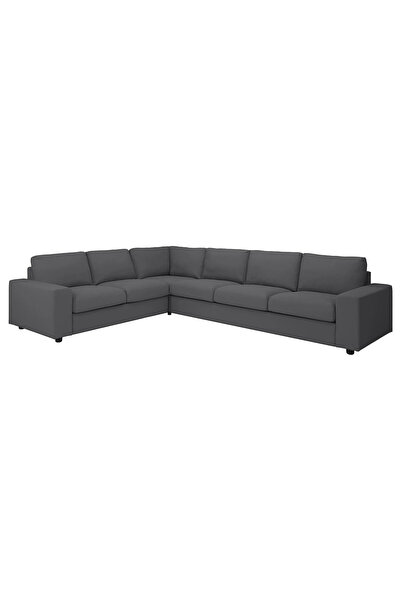 IKEA Gri Modern Kanepe - 5'li köşe kanepe