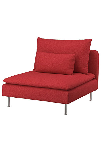 IKEA Kırmızı Şık Kanepe - tekli koltuk