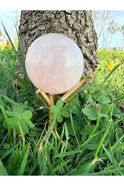 mucize PEMBE KUVARS KÜRE DOĞALTAŞ