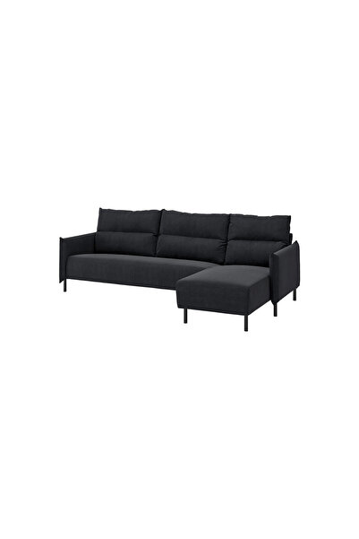 IKEA Mavi Lüks Kanepe - uzanma koltuklu 4'lü kanepe