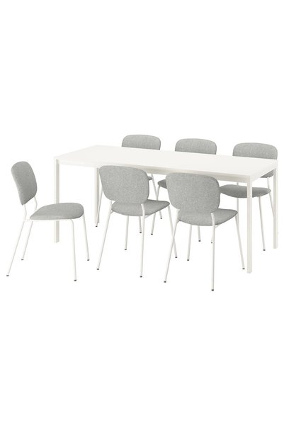 IKEA Beyaz Sağlam Yemek Masası - yemek masası takımı