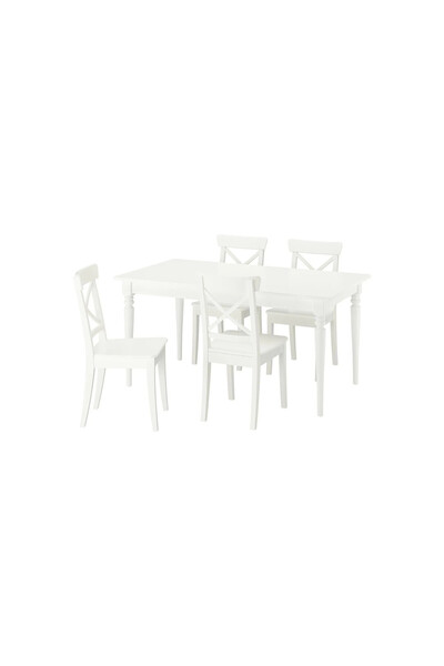 IKEA Beyaz Geniş Yemek Masası - yemek masası takımı