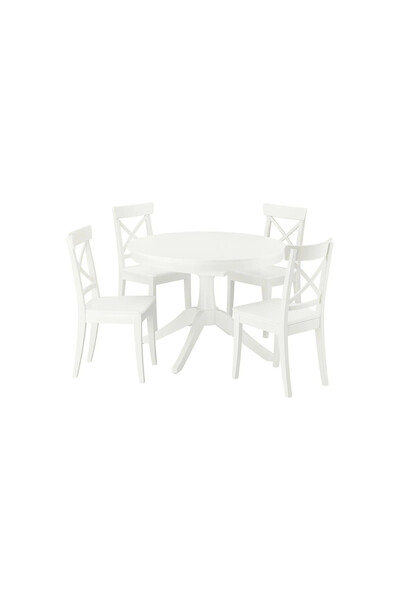 IKEA Beyaz Geniş Yemek Masası - yemek masası takımı