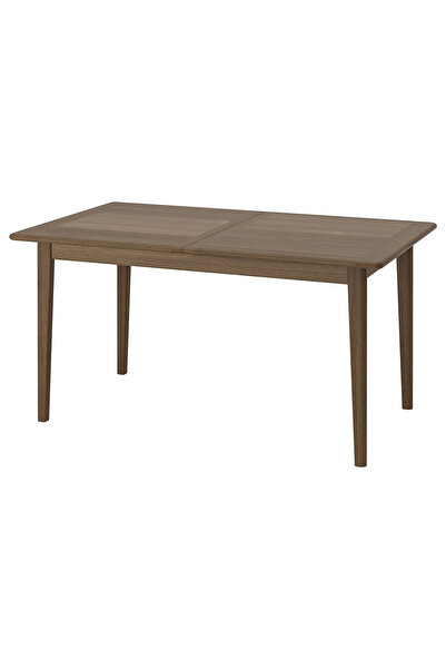 IKEA Kahverengi Geniş Yemek Masası - açılır yemek masası