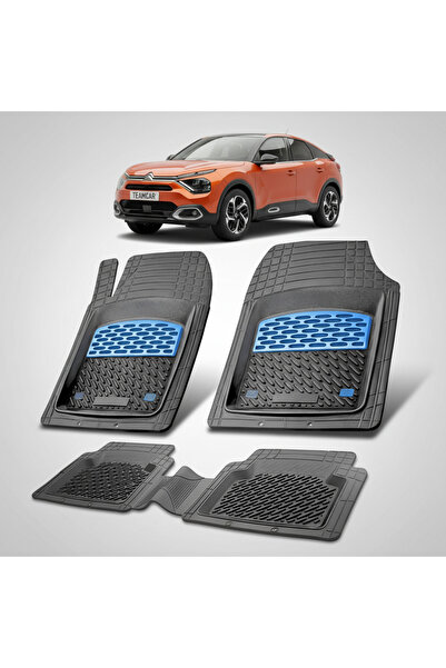 TEAMCAR Συμβατά πατάκια δαπέδου για Citroen C4 Τρίτης Γενιάς 2020-2024 |   Μπλε