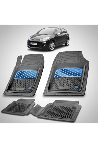 TEAMCAR Συμβατά πατάκια δαπέδου για Citroen C3 Δεύτερης Γενιάς 2009-2016 |   ...