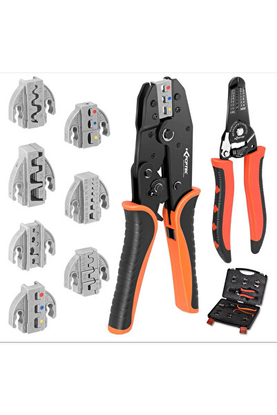 CPTECH Professional crimping pliers set 9 in 1 KF CPTEC,AWG 22-2 (0.5-35 mm²)