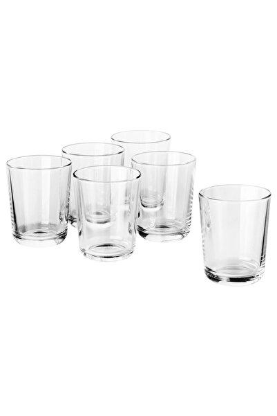IKEA 365+ bardak seti, cam, 20 cl, 6 adet