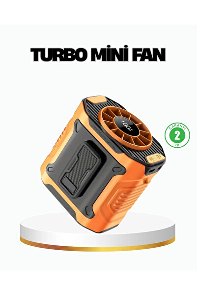 Genel Markalar Vexor Turbo Mini Taşınabilir Fan – 100 Kademeli Dijital Hız Ko...